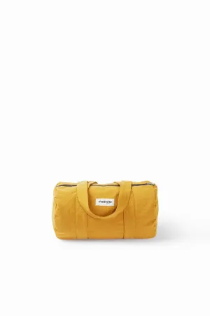Ballu the small duffel bag - Recycled cotton mustard