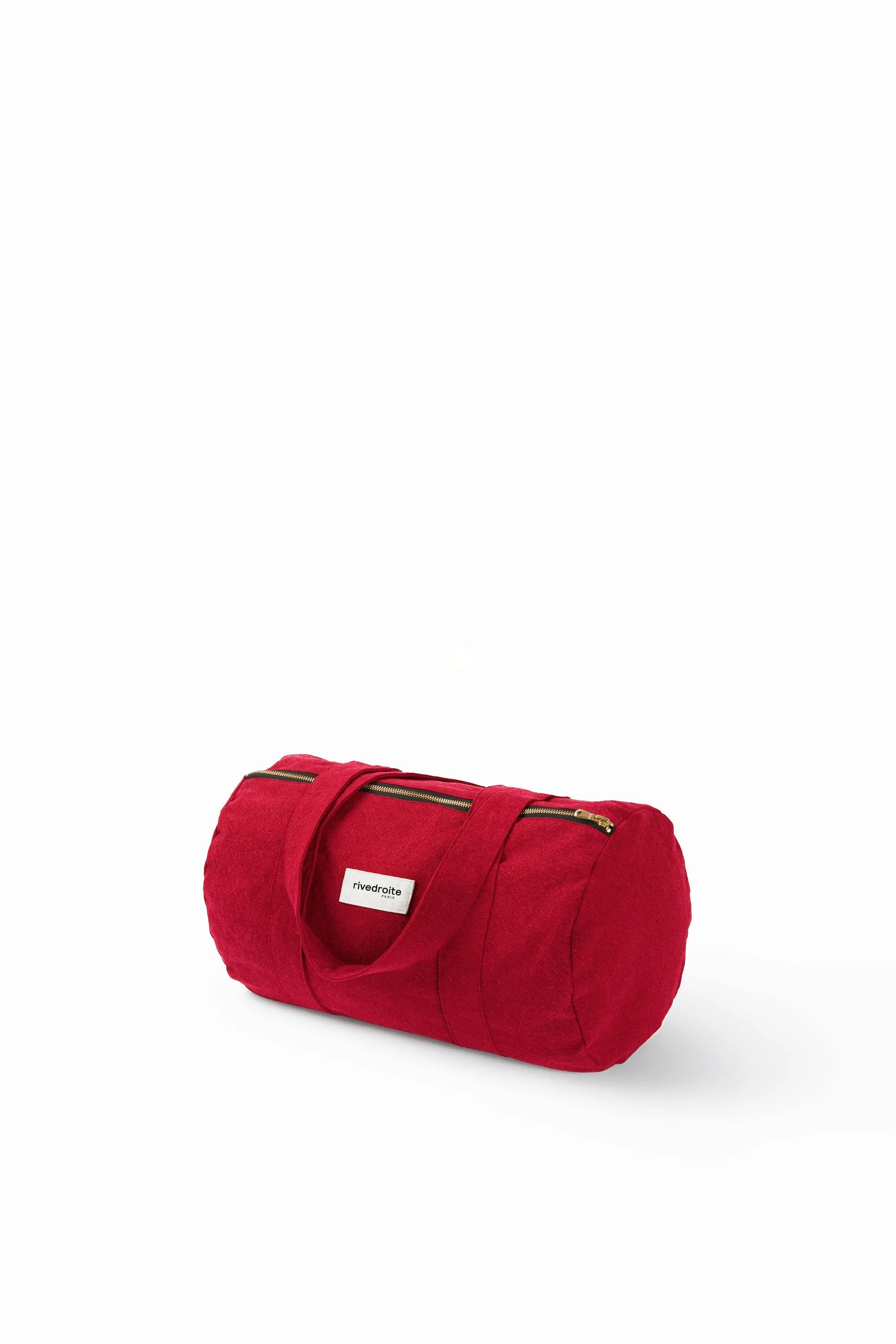 Ballu the small duffel bag - Recycled cotton vibrant red