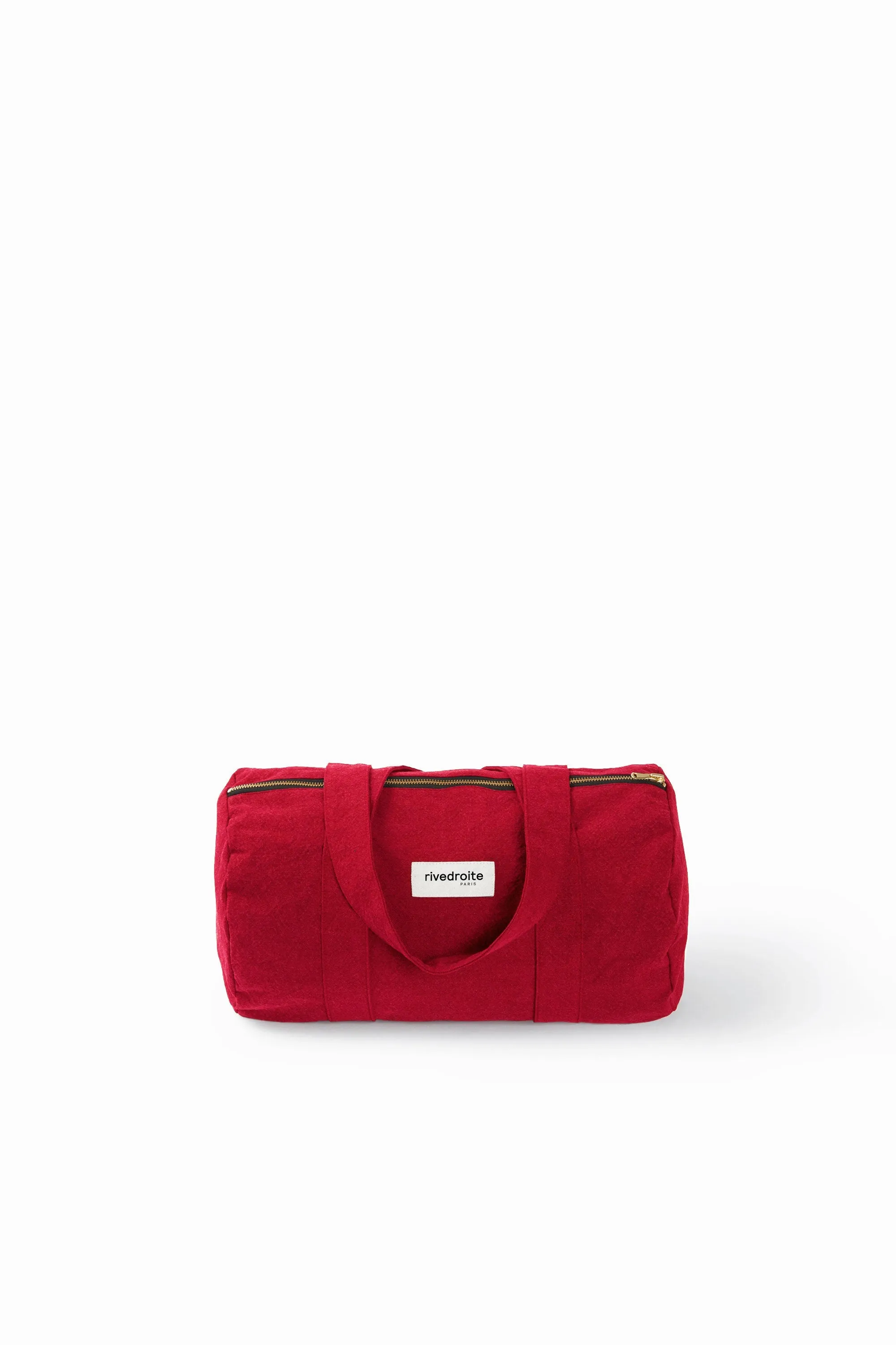 Ballu the small duffel bag - Recycled cotton vibrant red