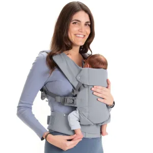 Beco Baby Carrier Gemini Newborn to Toddler-Front, Back and Hip Seat Carrier,Baby Carrier Backpack & Baby Front Carrier with Adjustable Seat,Ergonomic Baby Holder 7-35lbs (Grey)