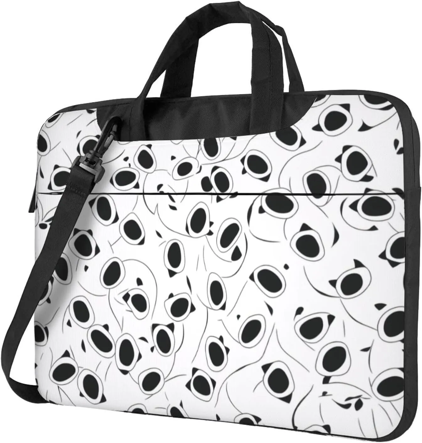 Bee And Flowers Laptop Shoulder Bag Notebook Computer Case Briefcase With Shoulder Straps And Handle