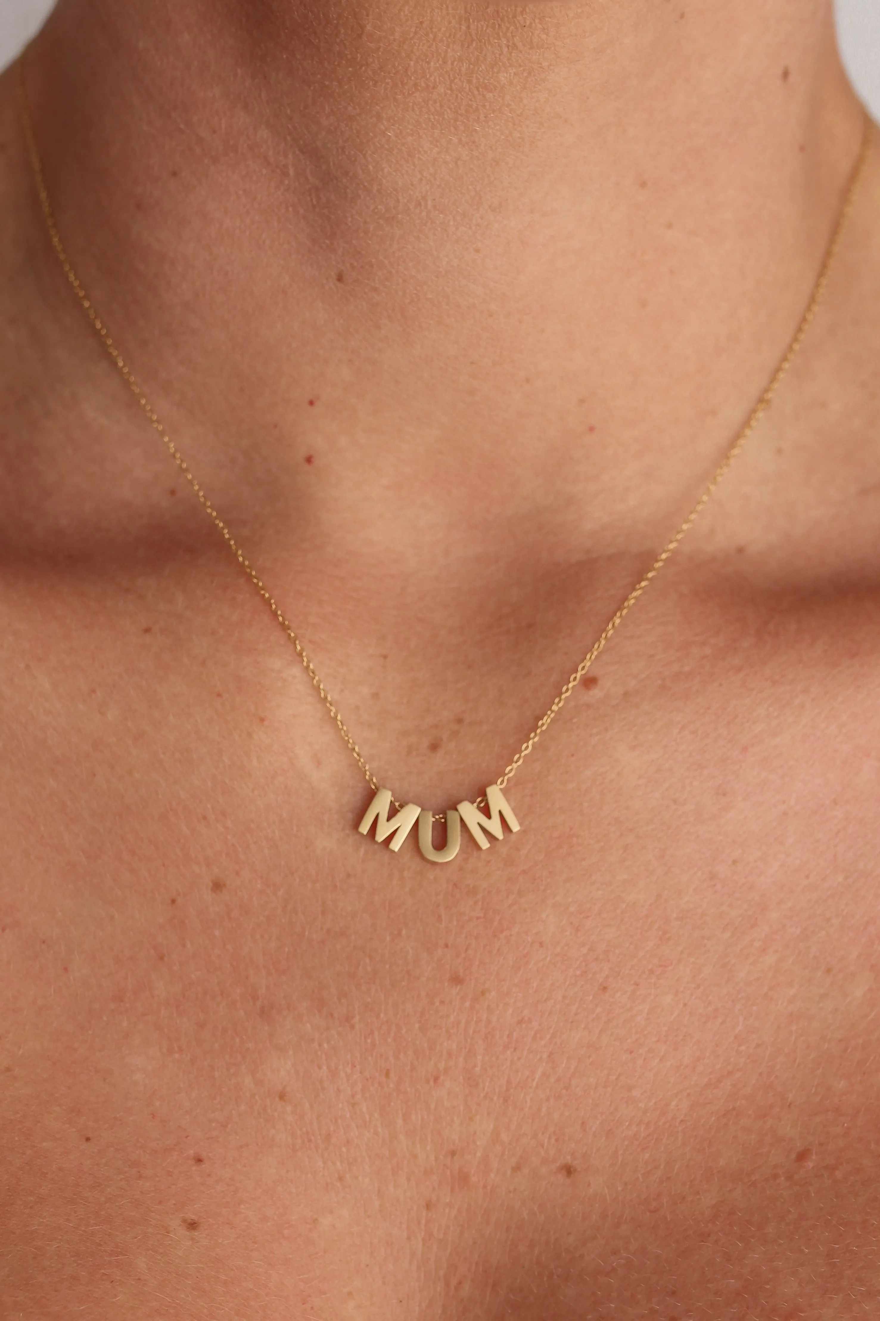 Belinda - Stainless Steel Letter Necklace