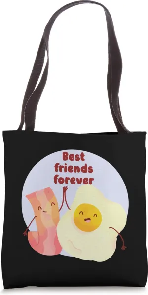 Bestfriends Forever Breakfast Meaty Bacon Tote Bag
