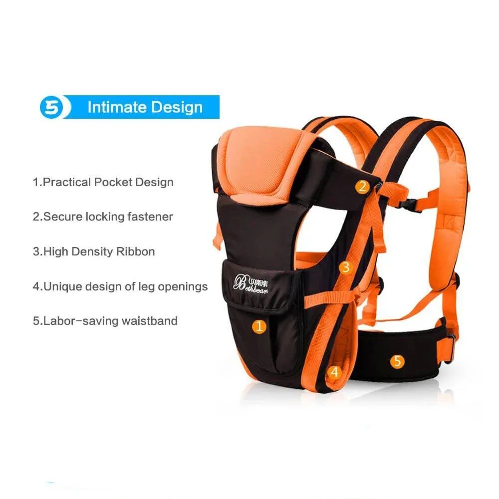 Bethbear's 4 in 1 Backpack Baby Carrier Sling for Infants