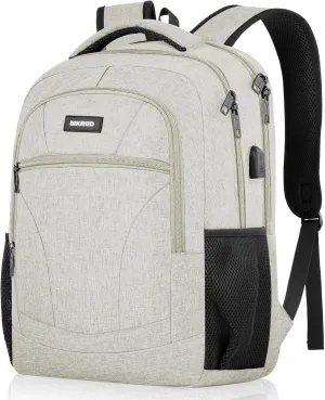 BIKROD Backpack for Boys Men, School Backpack for Teens Girls, Lightweight Casual High School Bookbag, Daily-use Travel Laptop Backpack with USB Charging Port Fits 15.6 Inch Notebook