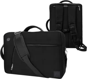 Black 15 16-inch Convertible Laptop Bag for Samsung Galaxy Book 3 Ultra 13", 3 Pro 360 16", 3 Pro 15", 3 360 15"