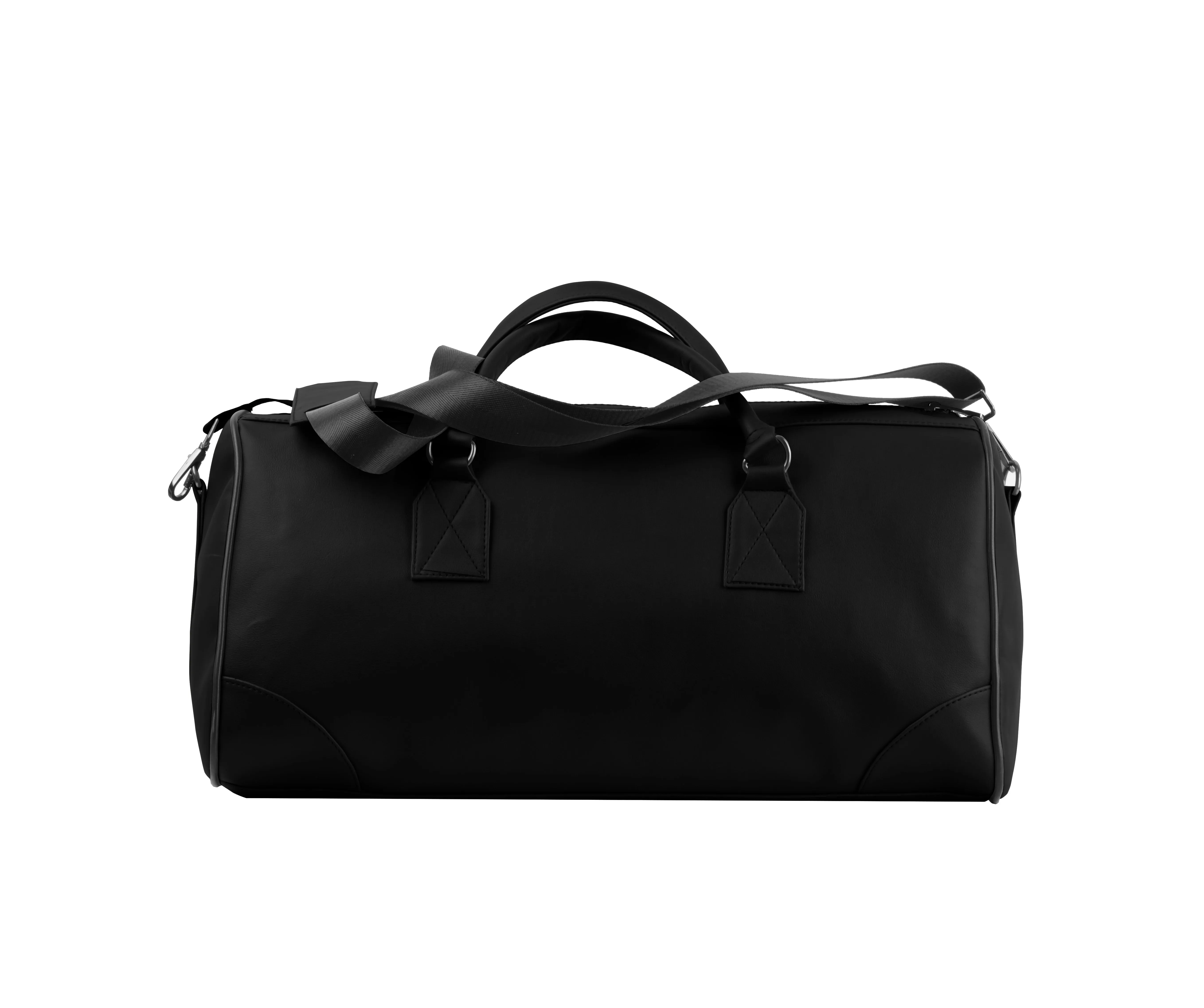 Black Mixed Duffel Bag Monochrome Maelstrom