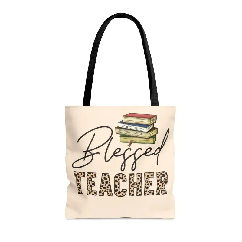Blessed Teacher Tote Bag for Trend Savvy Educators