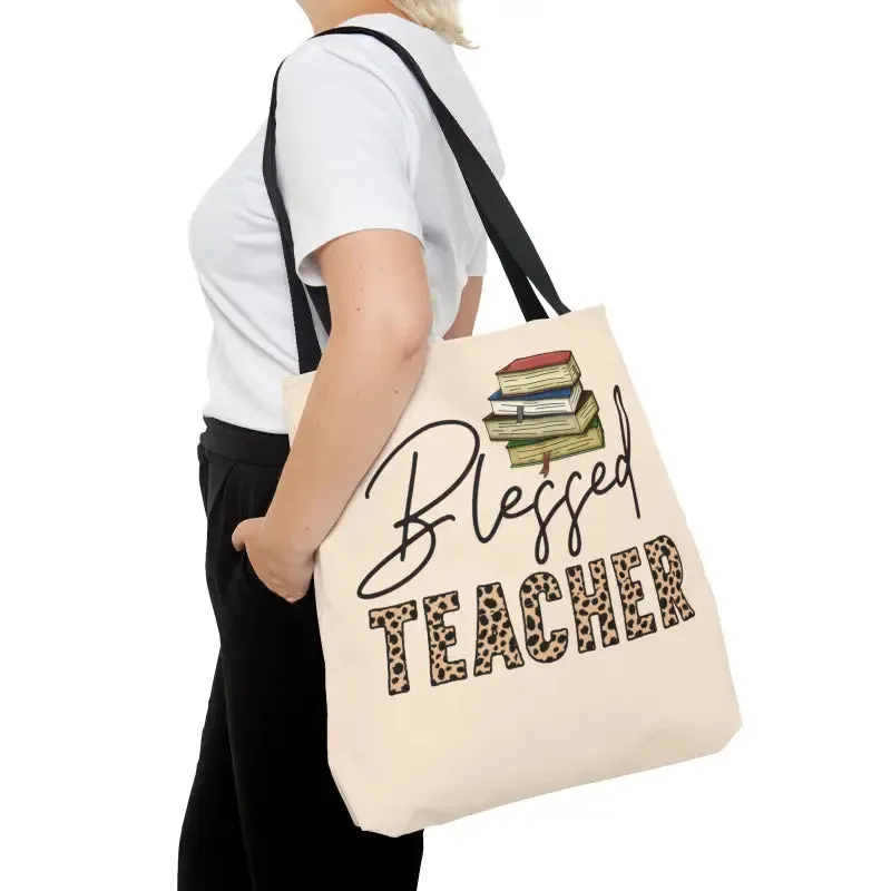 Blessed Teacher Tote Bag for Trend Savvy Educators