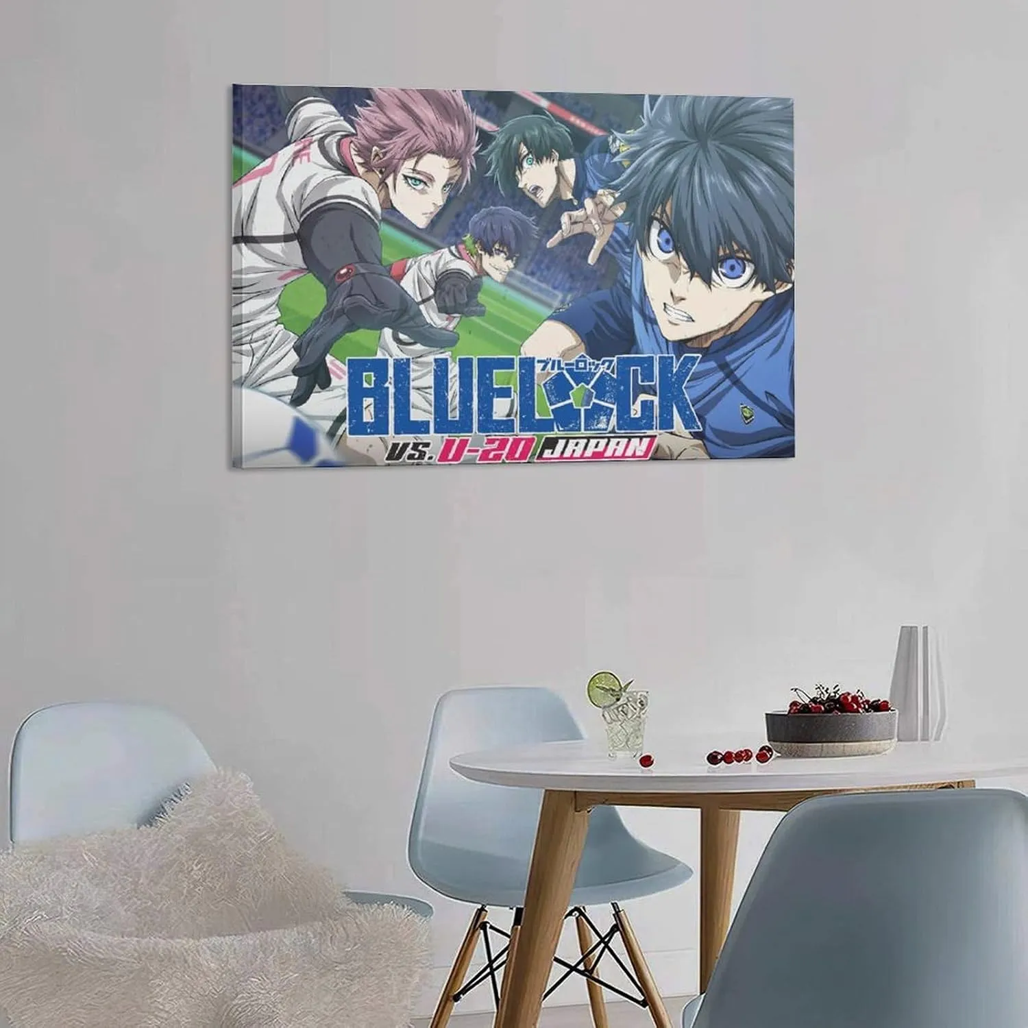 Blue L Ock Anime Poster 1 Bedroom Decoration Sports Posters 12x18inch(30x45cm)