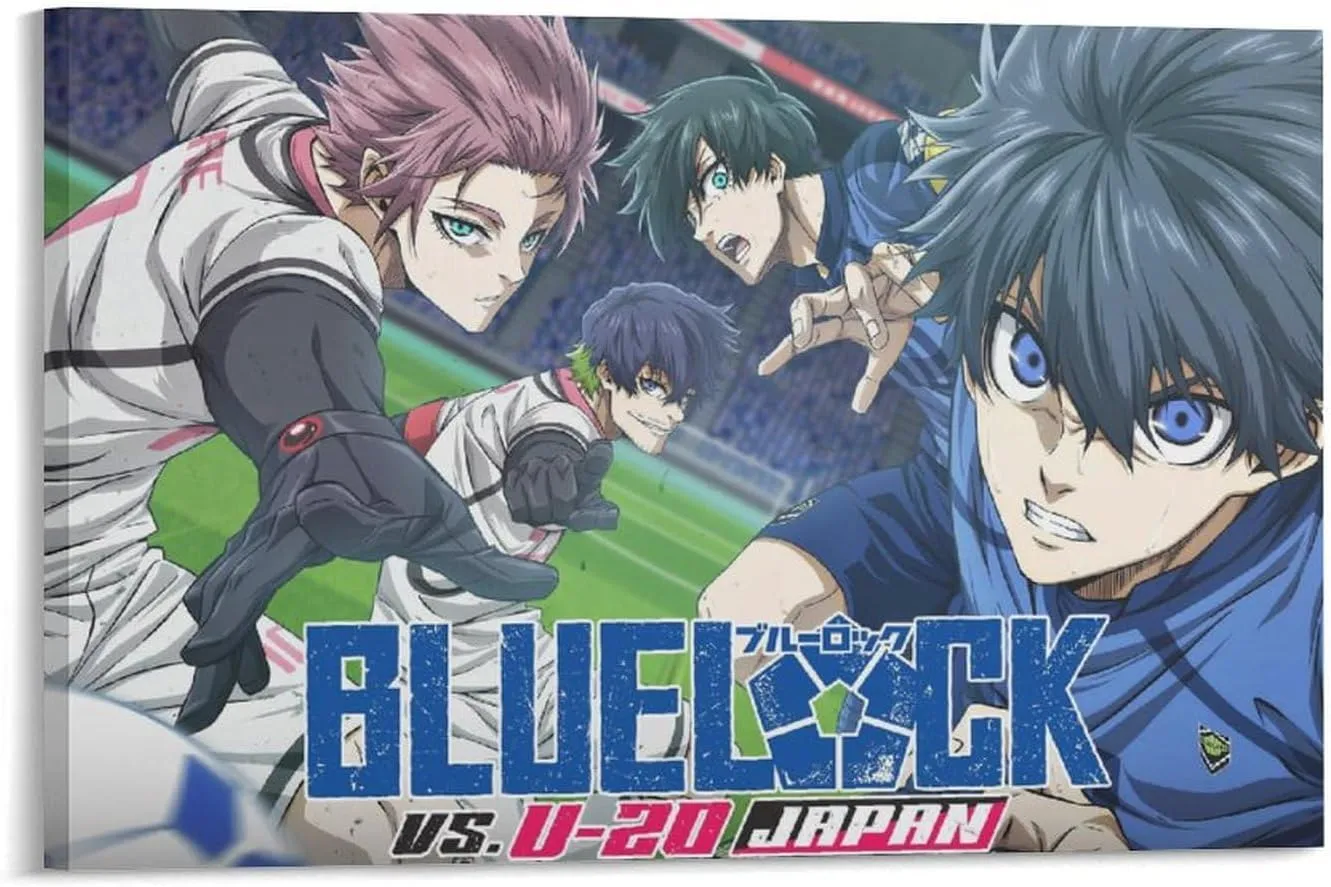 Blue L Ock Anime Poster 1 Bedroom Decoration Sports Posters 12x18inch(30x45cm)