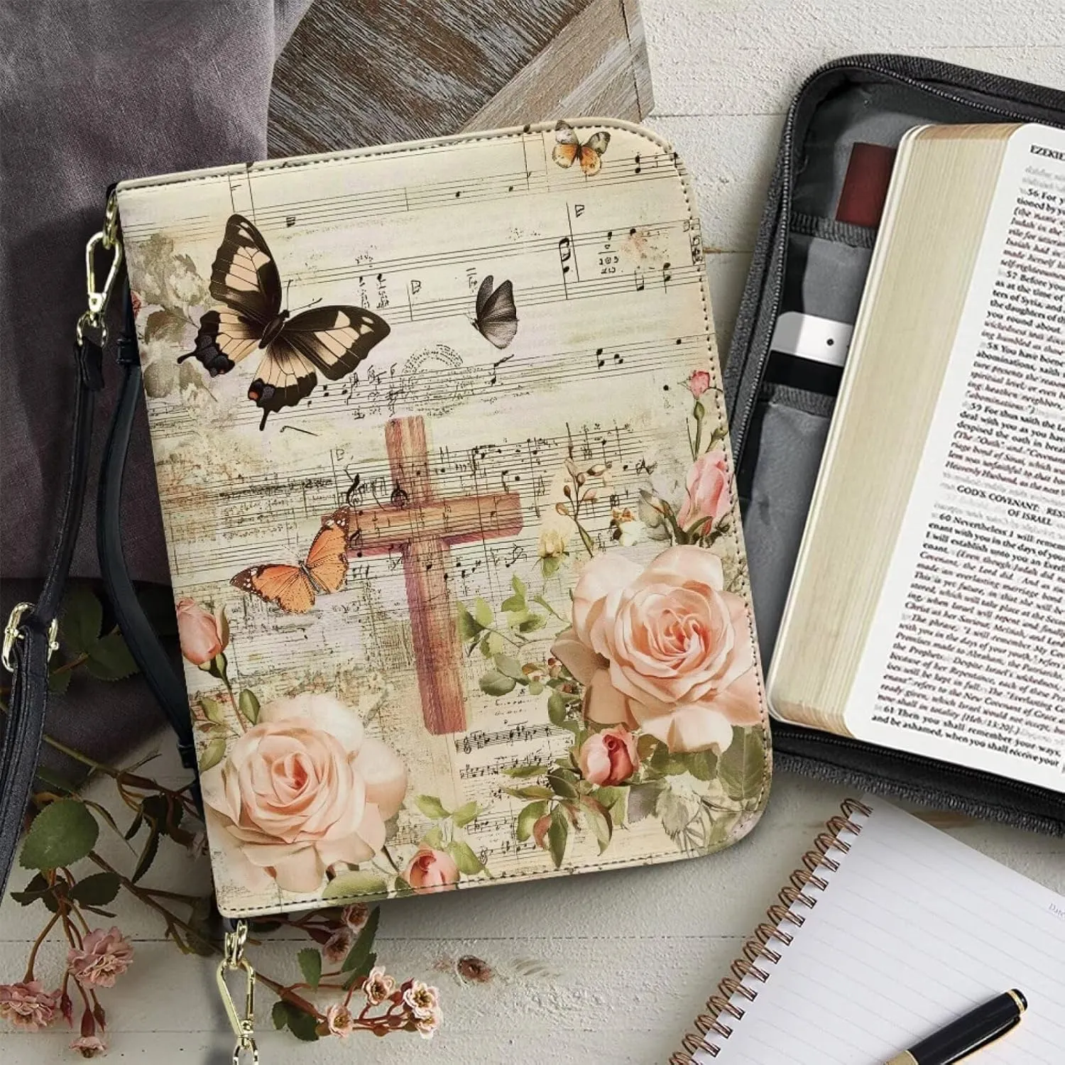 Book Covers Bible Covers for Women Men Large Size Bible Bag Tote