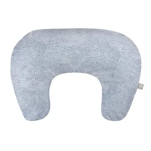 Boppy Nursing Pillow, Blue Speckled Current, Larger, More Supportive Pillow for Breastfeeding and Bottle Feeding; Firmer Fill, Higher Lift, Larger Area Than Original Nursing Pillow; JPMA Certified
