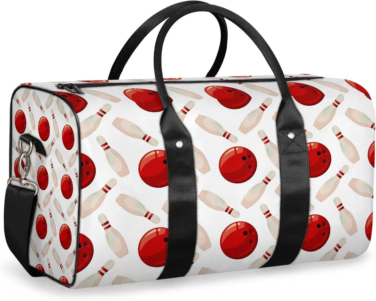 Bowling Ball Travel Duffle Bag, Weekender Bags for Women Men Sports Carry on Overnight Bag Waterproof Gym Bags, Hospital Bag for Labor and Delivery