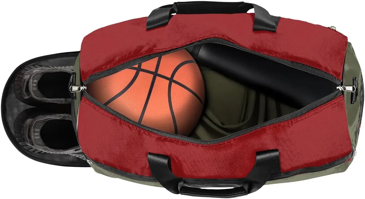 Boxing Bag Large Gym Bag Custom Duffel Bag for Women Luggage Bag for Adults Weekender Carry on Duffle Bags Men Football Bags for Equipment