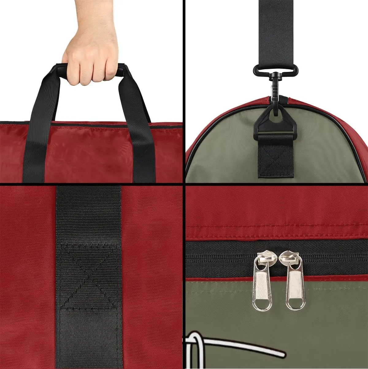 Boxing Bag Large Gym Bag Custom Duffel Bag for Women Luggage Bag for Adults Weekender Carry on Duffle Bags Men Football Bags for Equipment