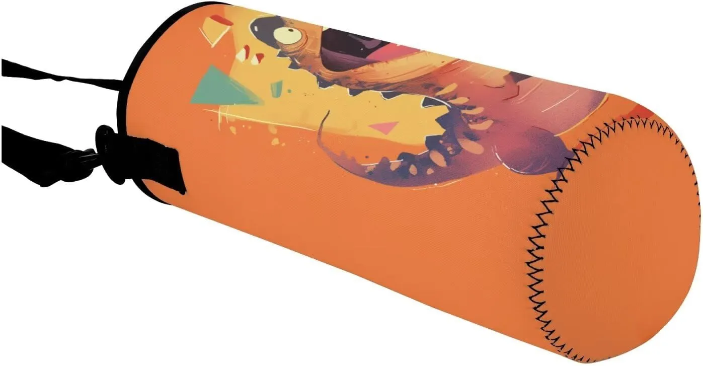 Boys Dinosaur Print Backpack with Insulated Lunch Box for Kids Cartoon Animal Theme 4 in 1 School Bag Set with Pencil Case Water Bottle Sleeve Middle School Teens Camping Daypack