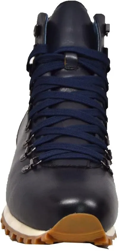 British Walker Alpine GT Designer Mens High Top Sneakers, Fitted, Vintage Lace Up, Handcrafted with Leather & Suede, Dual Fit Technology