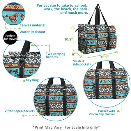 Bronco Small Utility Tote/Tote Bag - Personalized/Monogrammed