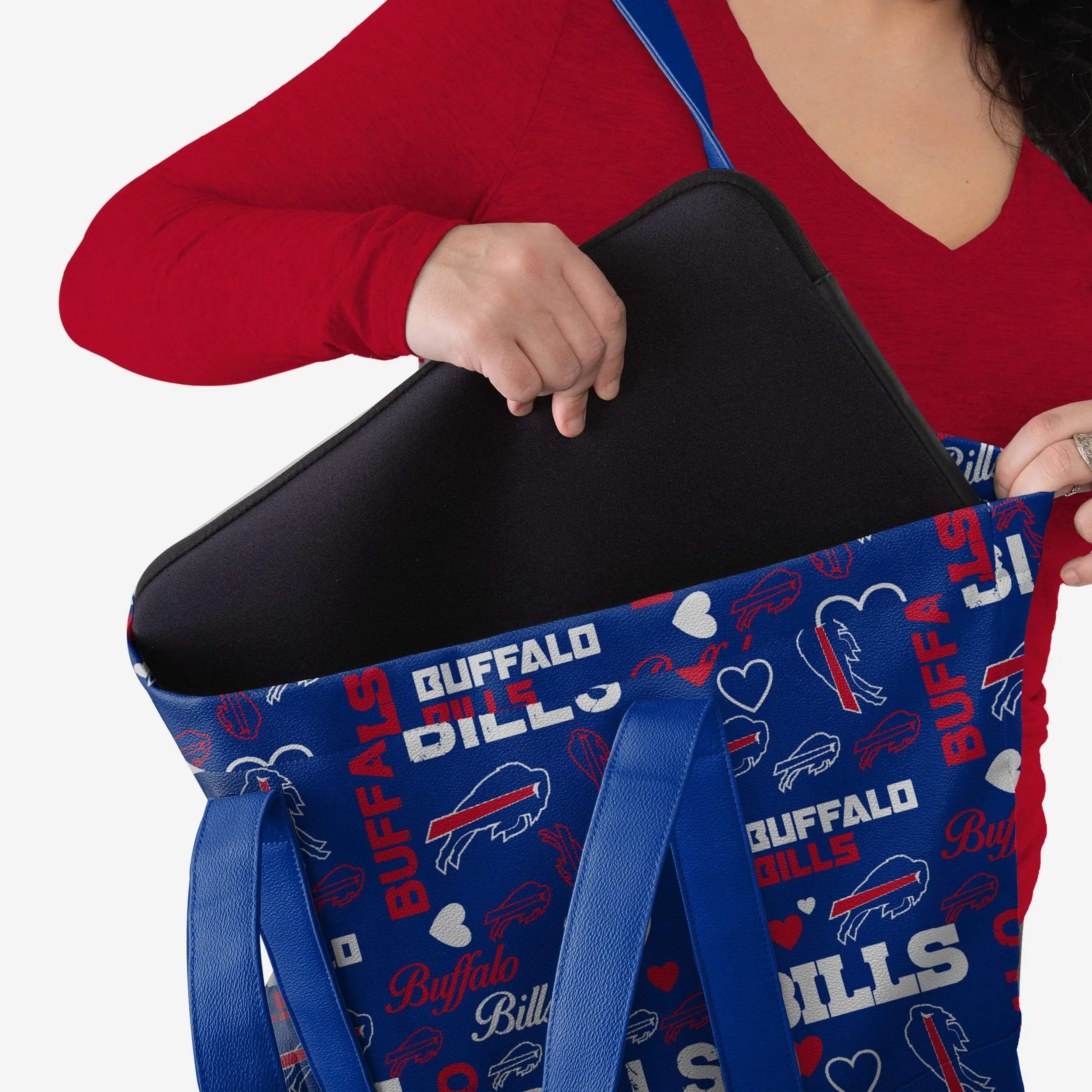 Buffalo Bills Logo Love Tote Bag
