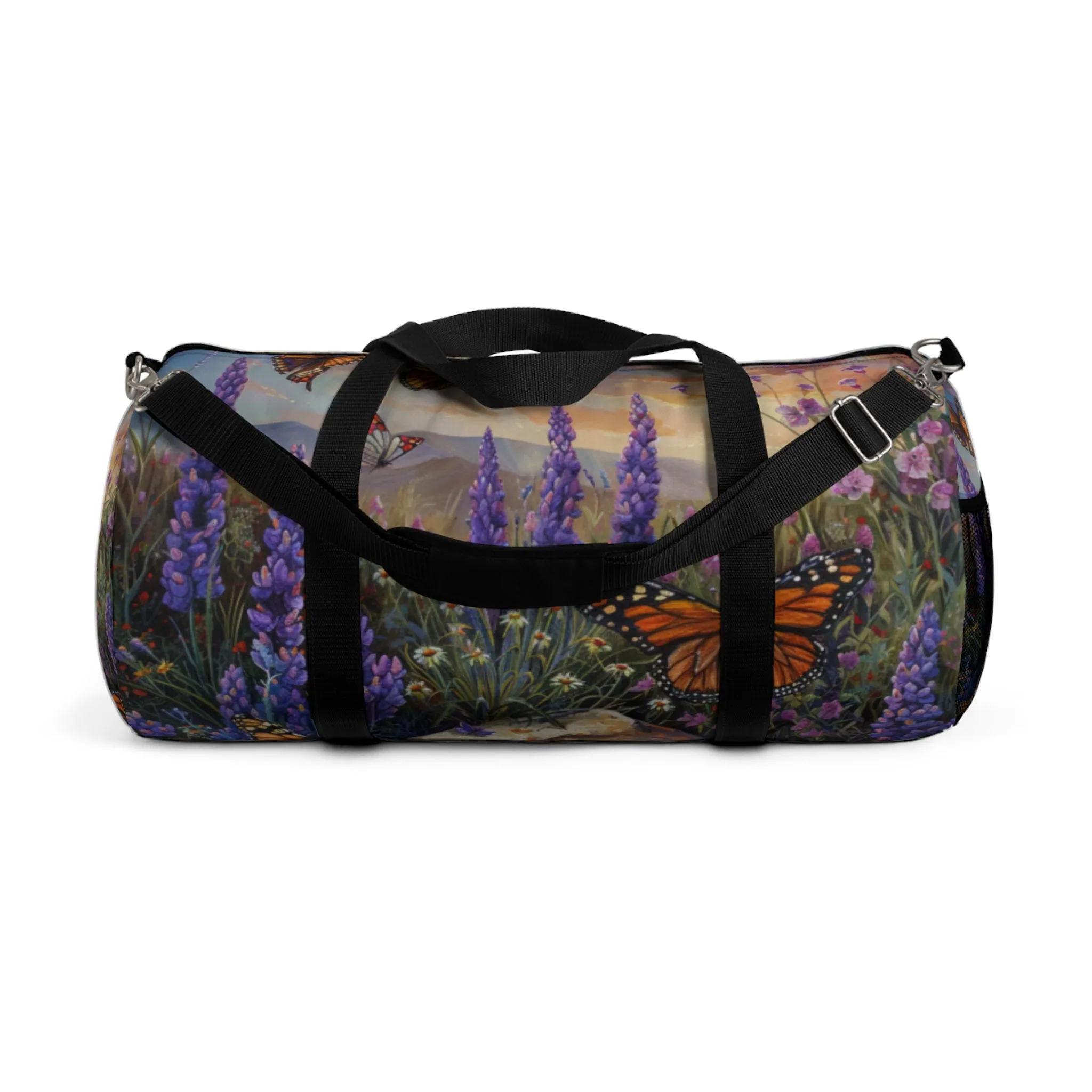 Butterfly Flowers 1 Duffel Bag