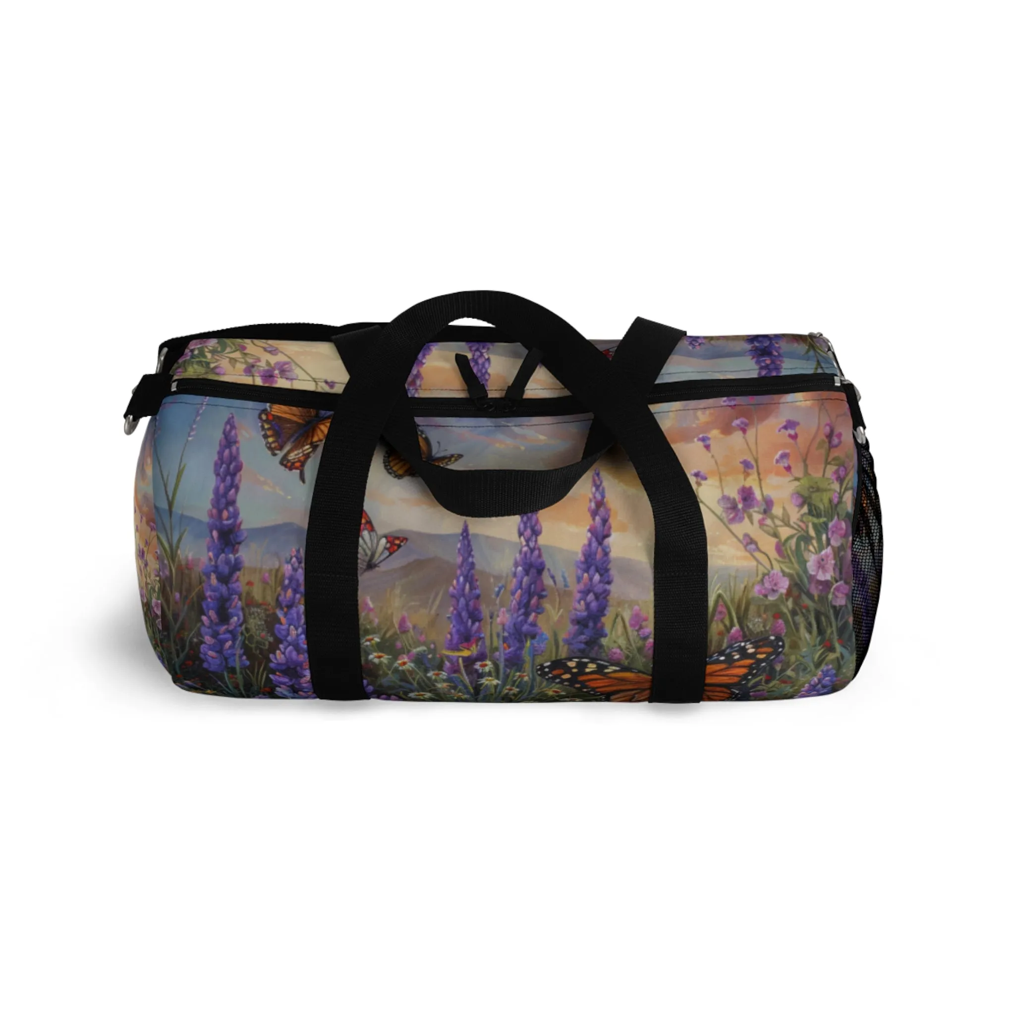 Butterfly Flowers 1 Duffel Bag
