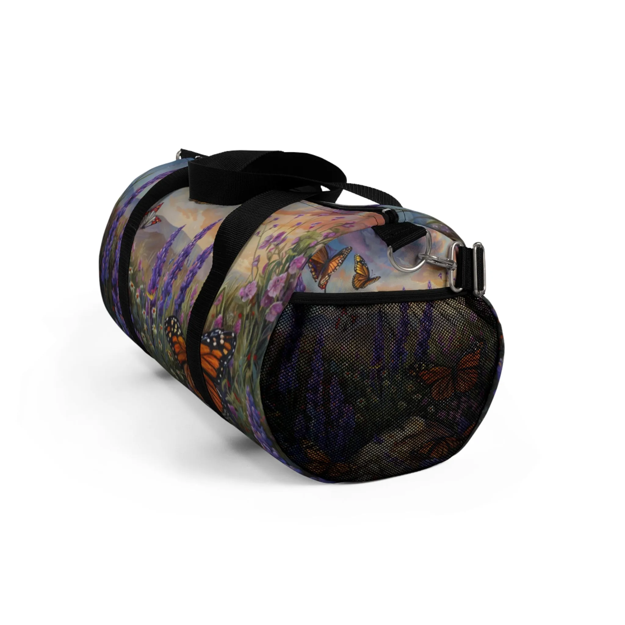 Butterfly Flowers 1 Duffel Bag
