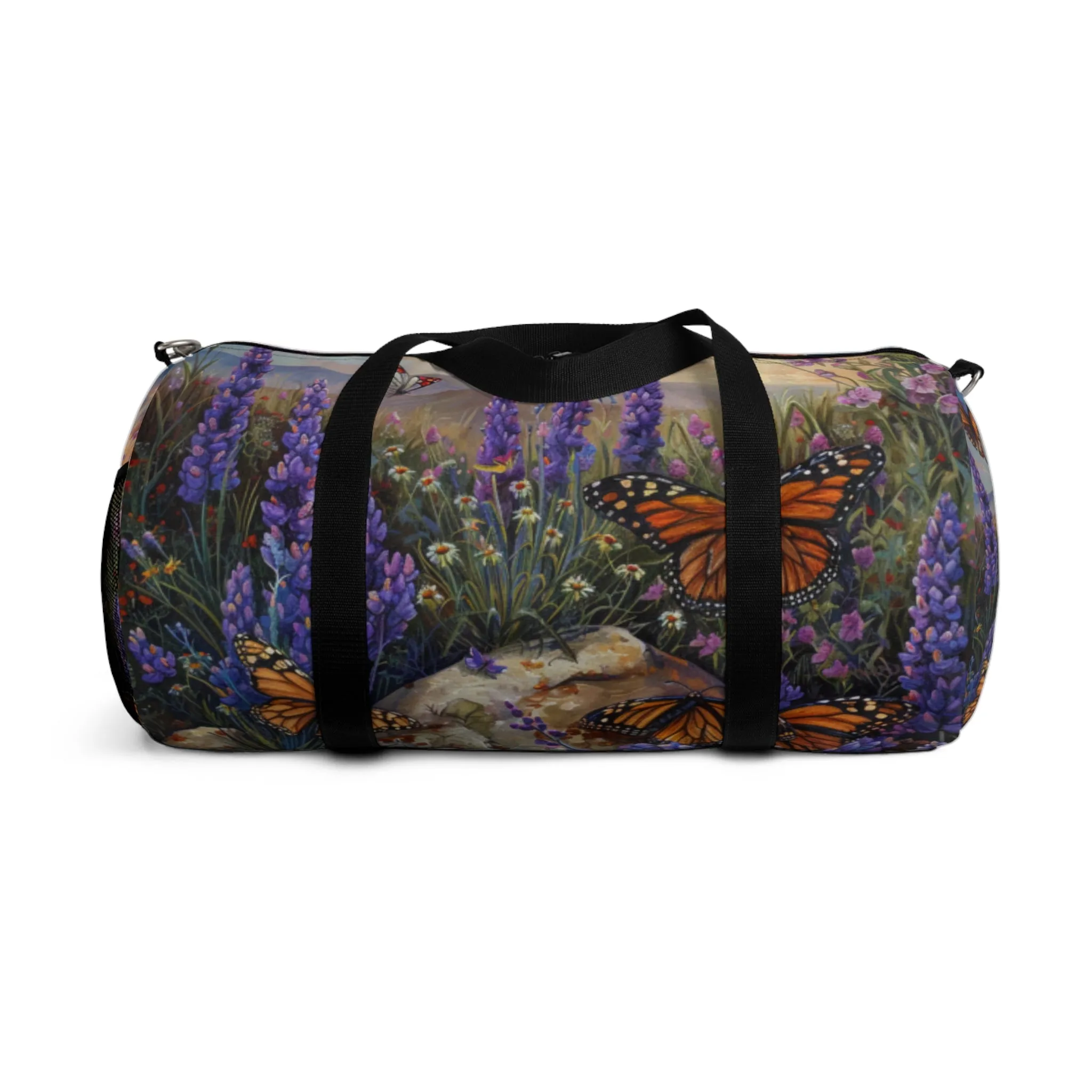 Butterfly Flowers 1 Duffel Bag