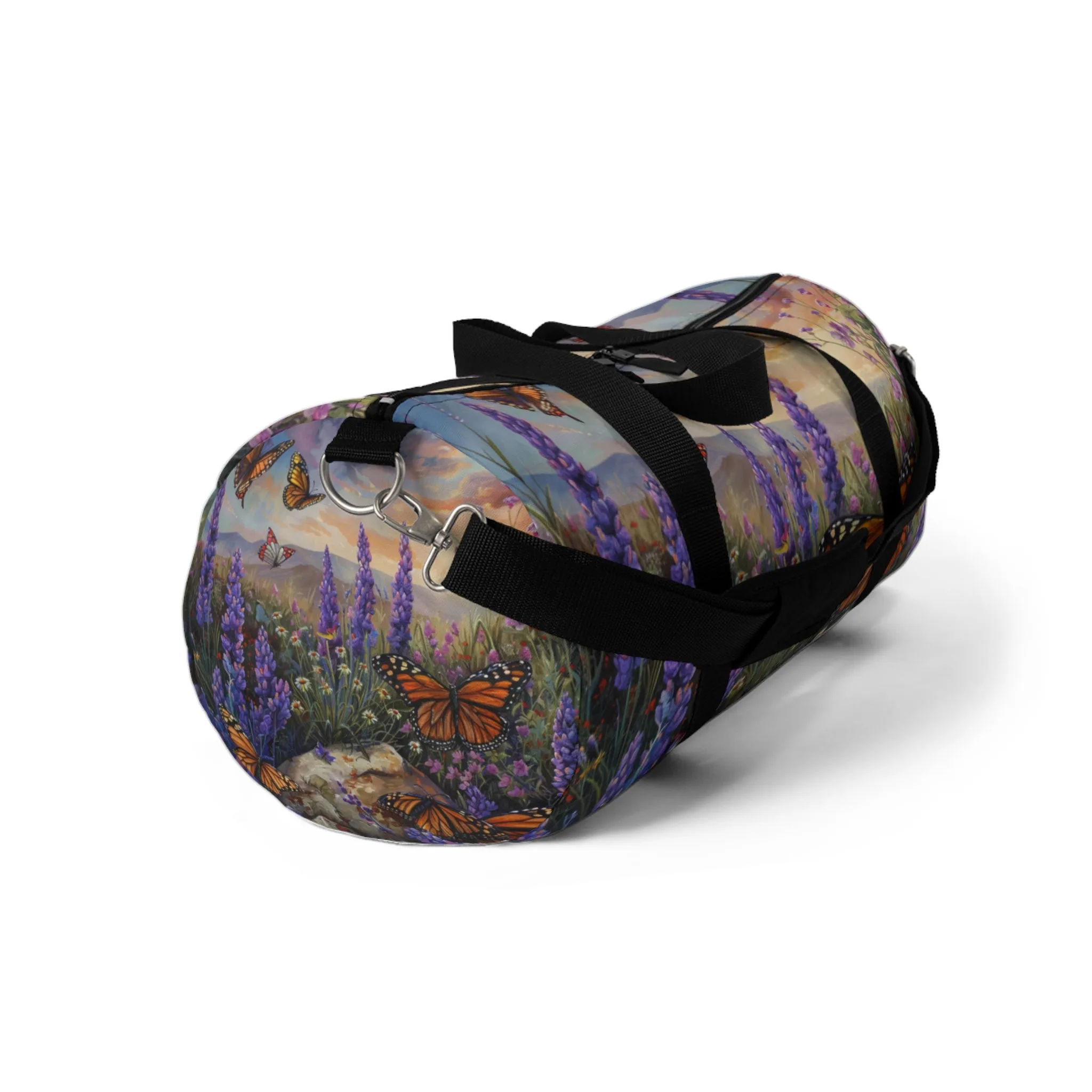 Butterfly Flowers 1 Duffel Bag