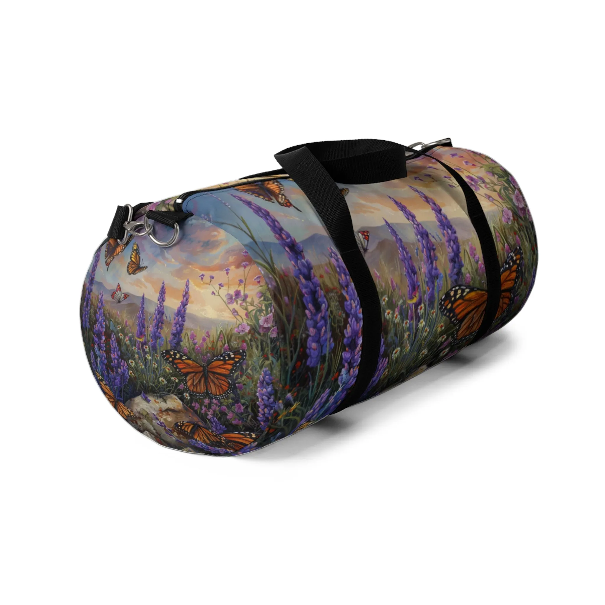 Butterfly Flowers 1 Duffel Bag