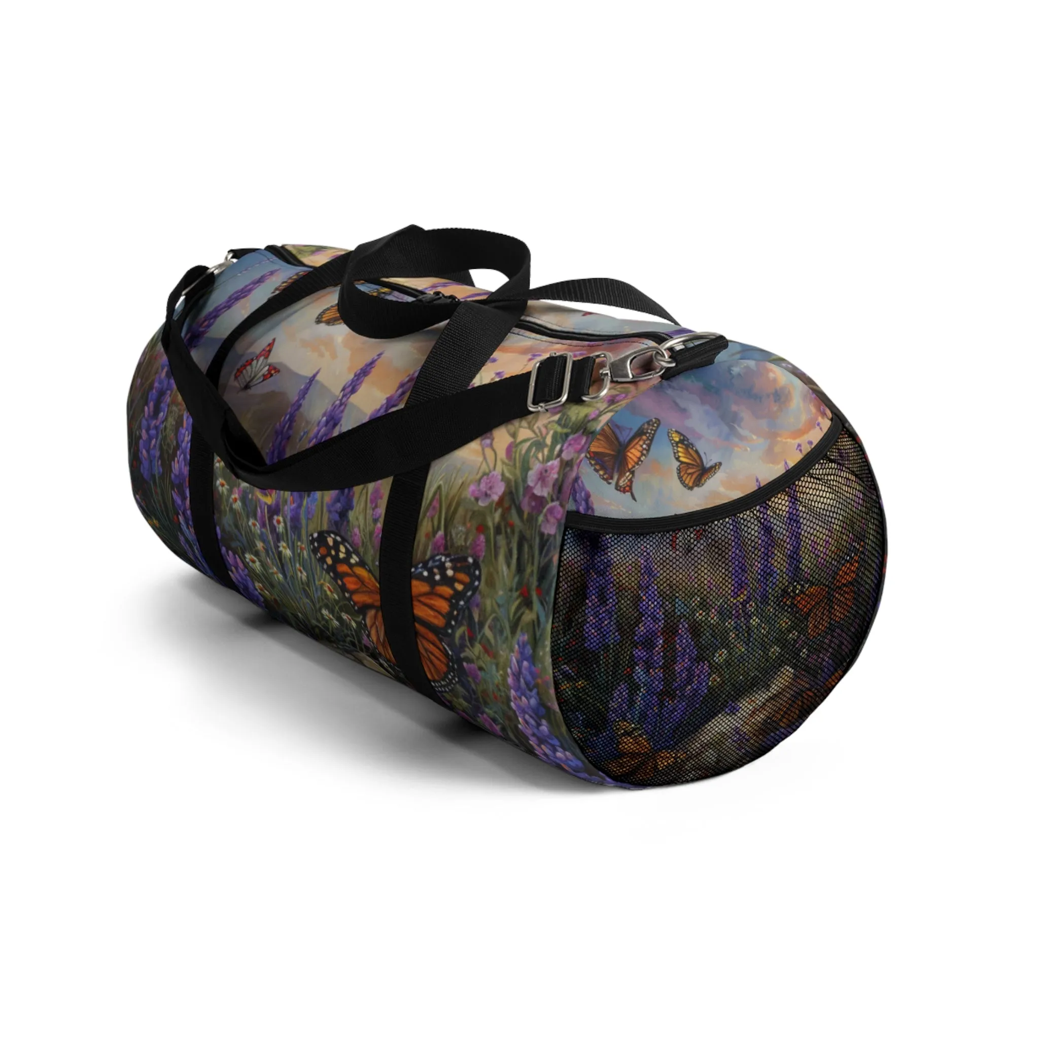 Butterfly Flowers 1 Duffel Bag