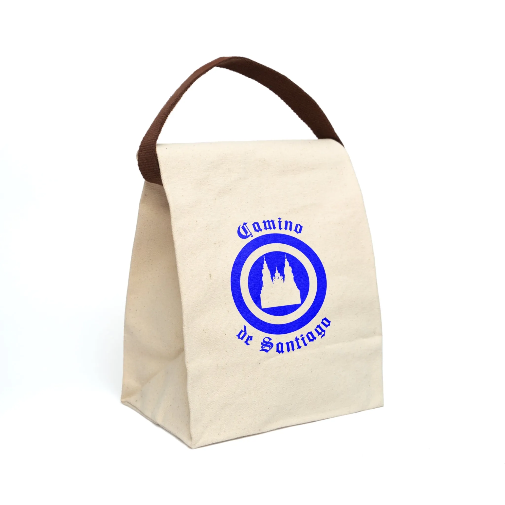 Camino de Santiago Canvas Lunch Bag With Strap, Gift for Peregrino
