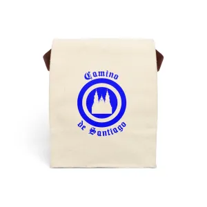 Camino de Santiago Canvas Lunch Bag With Strap, Gift for Peregrino