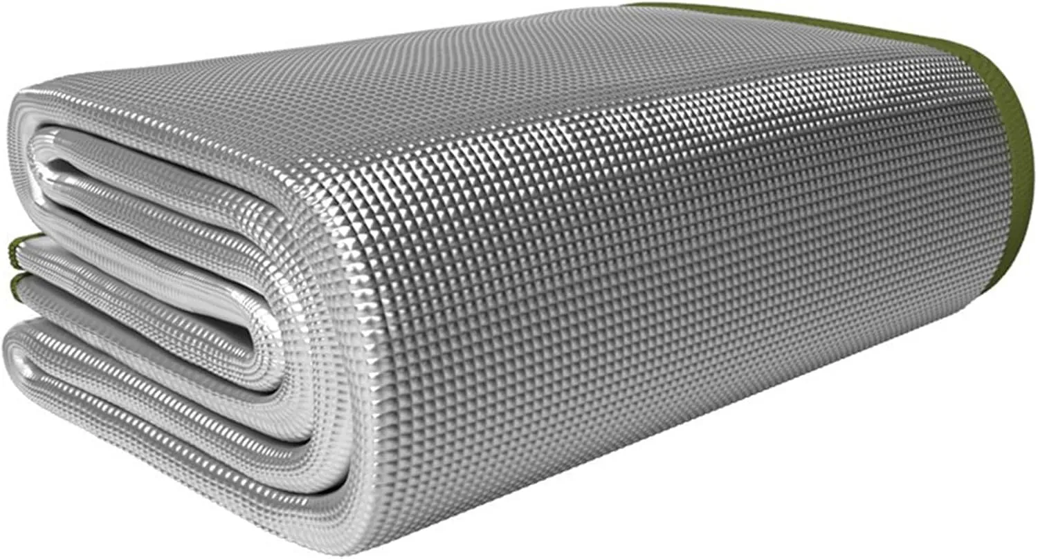 Camping Foam Pad, Foil Foam Mat/Aluminium Insulating Mat,Waterproof Double Moisture-Proof Foldable Tent Sleeping Mat, for Camping Thermal Floor Mat