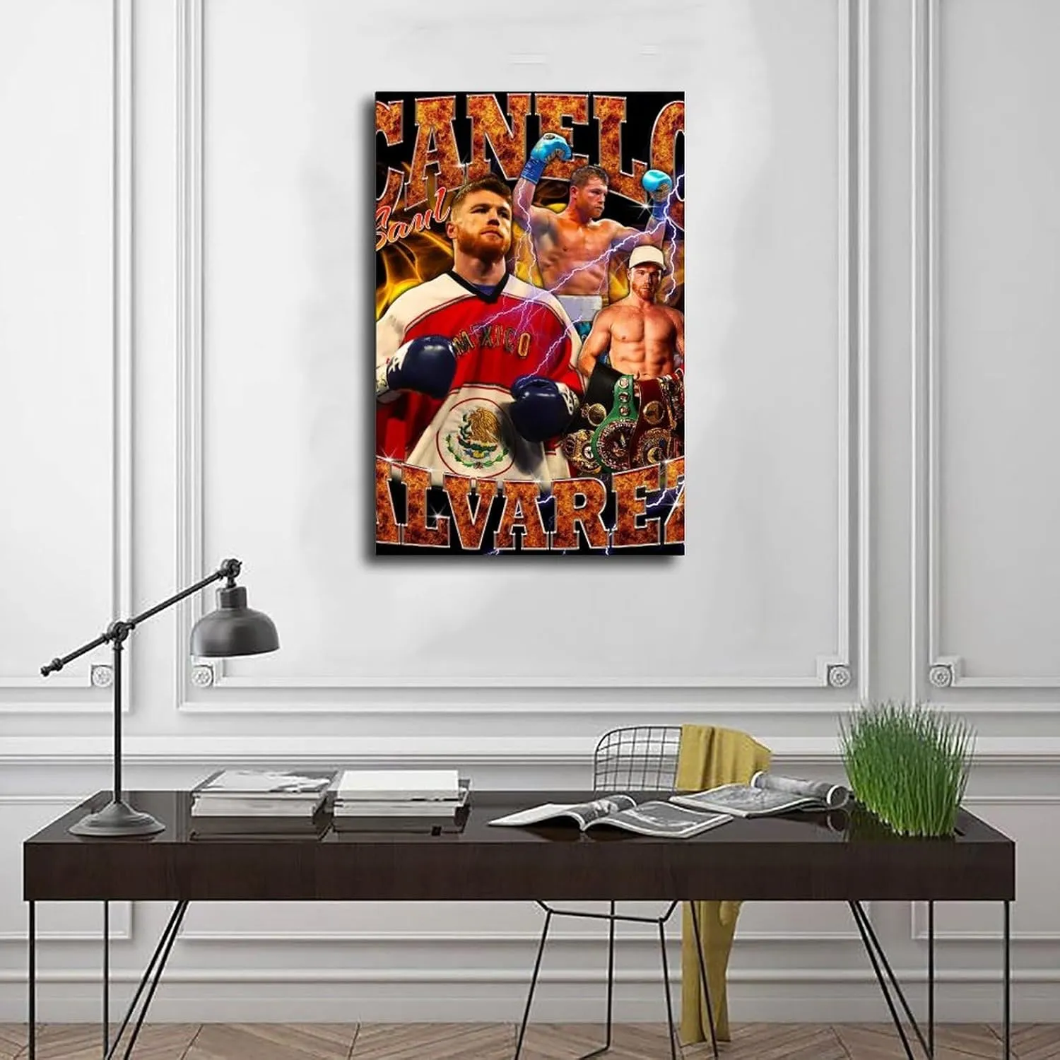 Canelo Alvarez Boxer Poster18 Canvas Art Posters Home Fine Decorations Unframe:12x18inch(30x45cm)