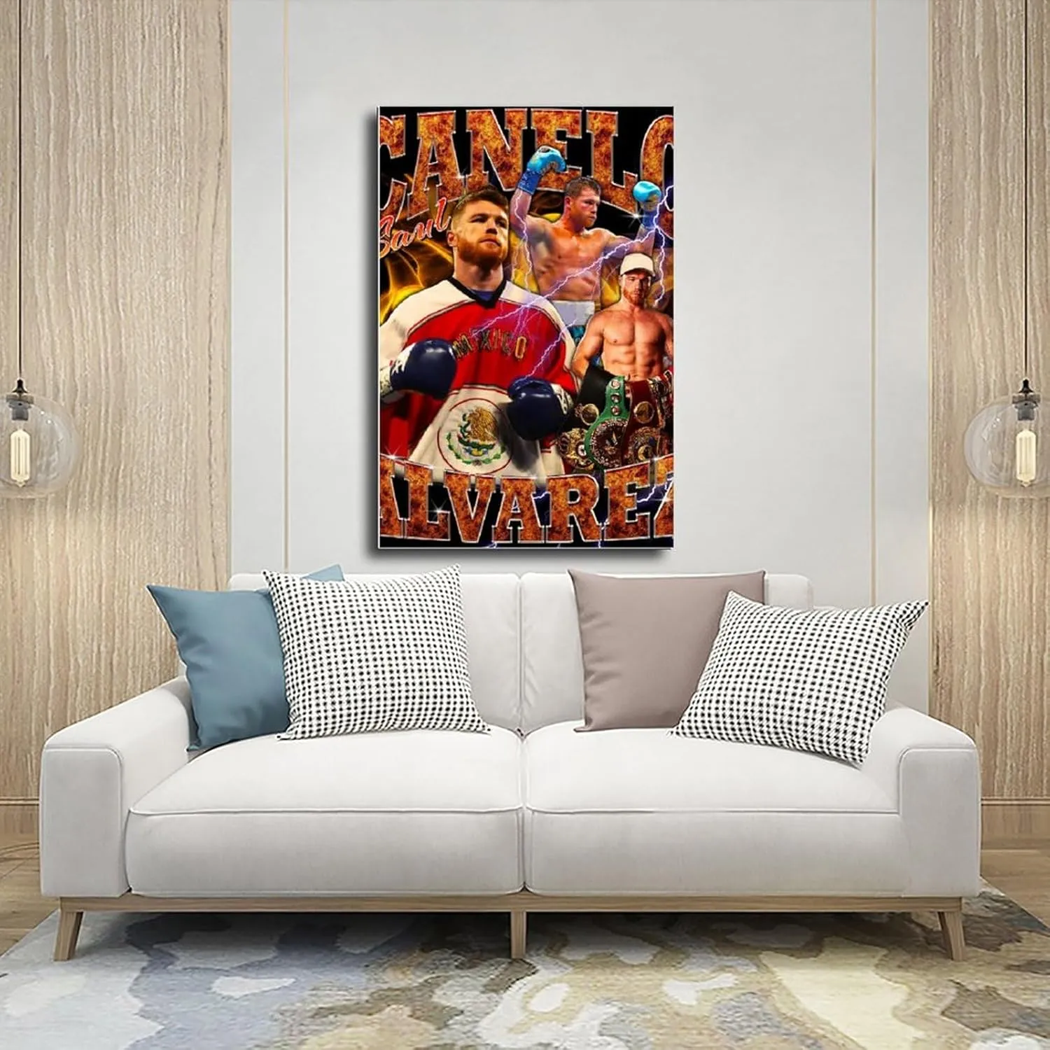 Canelo Alvarez Boxer Poster18 Canvas Art Posters Home Fine Decorations Unframe:12x18inch(30x45cm)