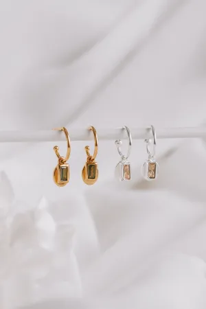 Carmela - Gold or Silver Stainless Steel Engraved Earrings