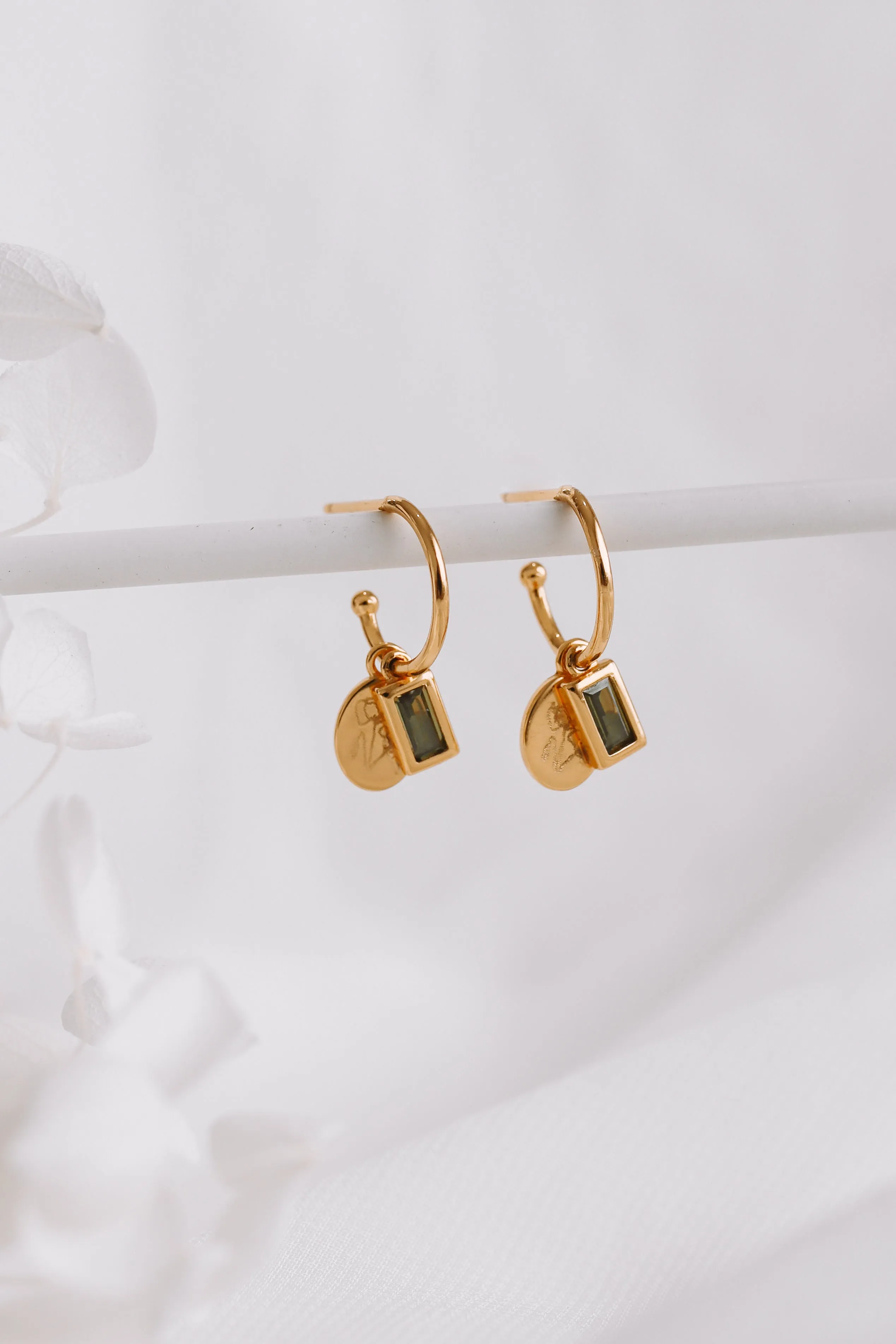 Carmela - Gold or Silver Stainless Steel Engraved Earrings