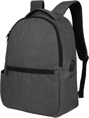 Carry on Backpack for Men Flight Approved 12.6x7.1x16.5(40L), Frontier Airlines Personal Item Bag Fit for 15.6in Laptop,300D Waterproof fabric with USB Charging Port,Gray