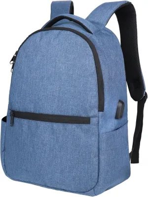 Carry on Backpack for Women Flight Approved 12.6x7.1x16.5(40L), Frontier Airlines Personal Item Bag Fit for 15.6in Laptop,300D Waterproof fabric with USB Charging Port, Blue