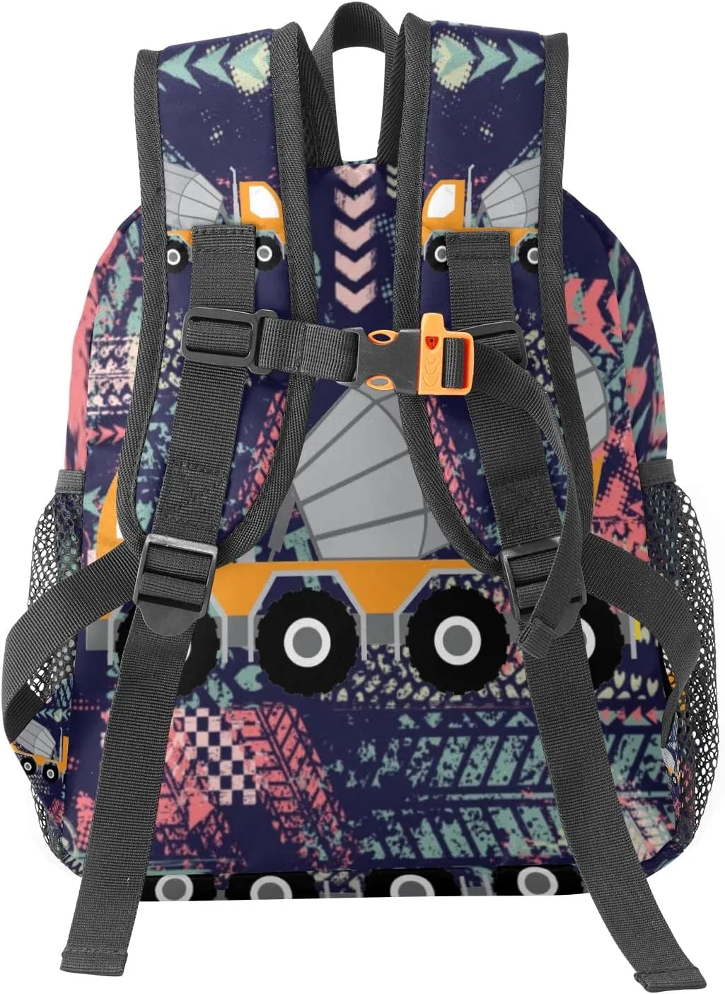 Cement Truck Cool Personalized School Backpack for Kid-Boy/Girl Toddler Daypack Kindergarten Travel Bookbag