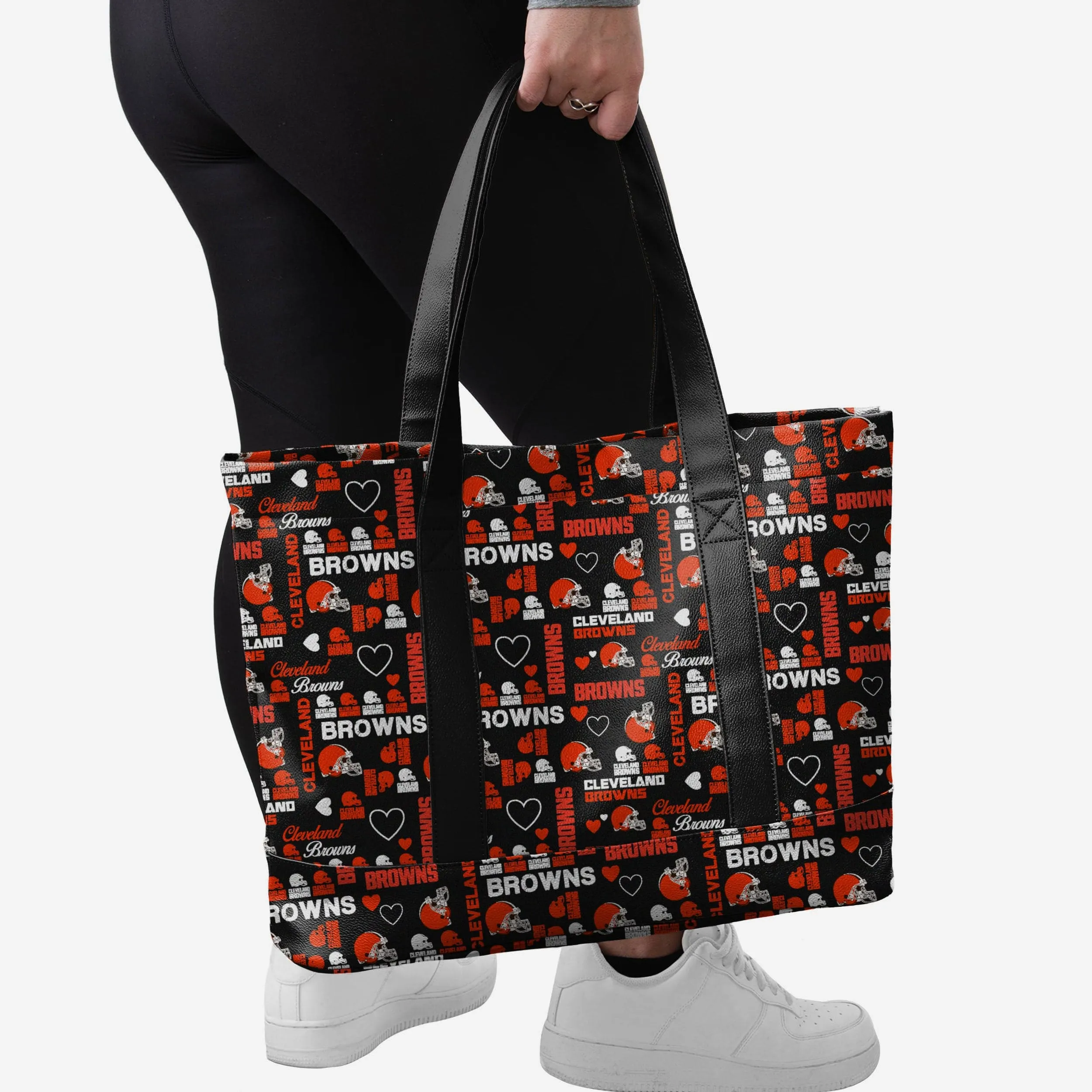 Cleveland Browns Logo Love Tote Bag