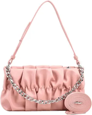 Cloud Like Shoulder Bag Pleated Underarm Bag Shoulder Bag Cloud Like Underarm for Women Work Travel Dating