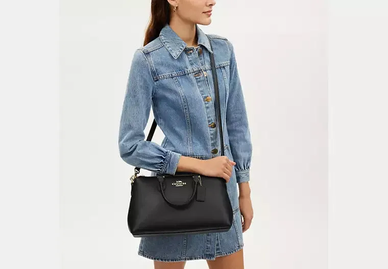 Coach Georgia Satchel Bag - Black