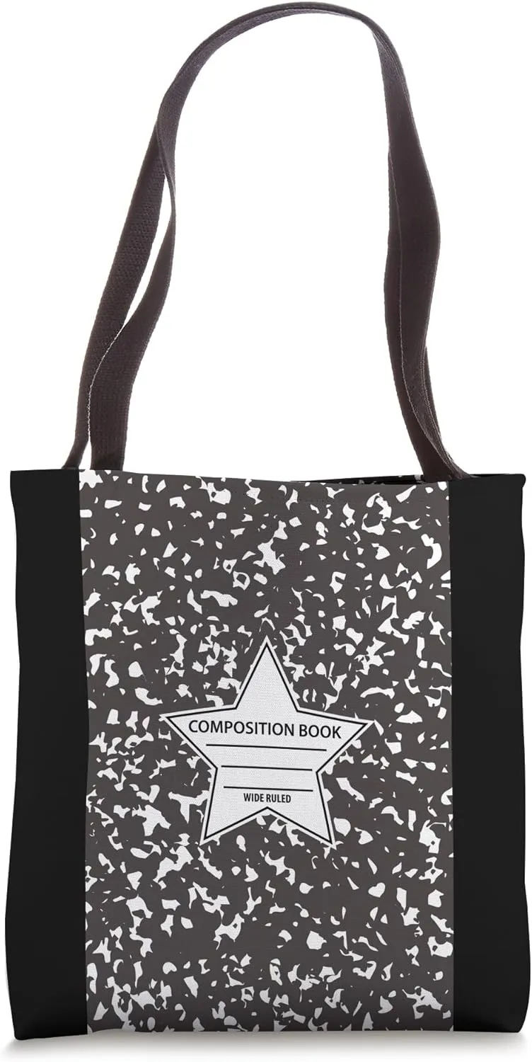 Composition Notebook Design Tote Bag