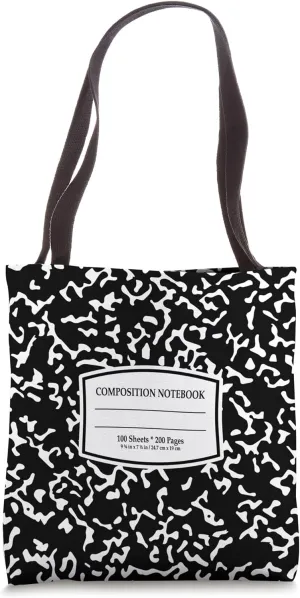 Composition Notebook Design Tote Bag
