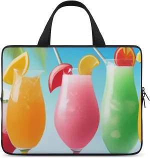 Computer Sleeve 12 Inch Drink Summer Seawater Laptop Case Protective Carrying Bag Laptop Sleeve Case