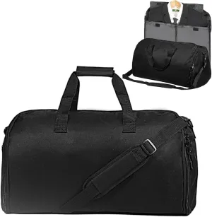 Convertible Travel Garment Bag,Carry on Garment Duffel Bag for Men Women - 2 in 1 Hanging Suitcase Suit Business Travel Bag