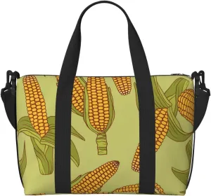 Corn Travel Bag for Women Men Weekender Bags Carry on Overnight Bag Tote Bag Yoga Gym Bag for Gym, Work, Travel, Weekend, Personal Items