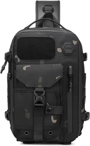 Cosmos Explorer Sling Bag,Anti Theft Tactical,Dustproof, Scratchproof Waterproof Crossbody Bag for Travel Hiking Commute